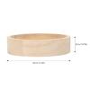 Spill-Resistant Wooden Food Bowl for Small Animals view 2