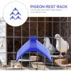 5-Piece Blue PP Pigeon Perches for Outdoor Use view 3