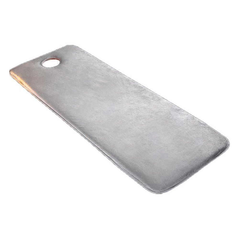 2 cm Spa Foam Table Mattress, Gray, 70 x 185 cm, Square Headrest, Comfort and Support