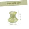VALICLUD Green Jade Mushroom-Shaped Facial Massage Tools, 2-Piece Set view 2