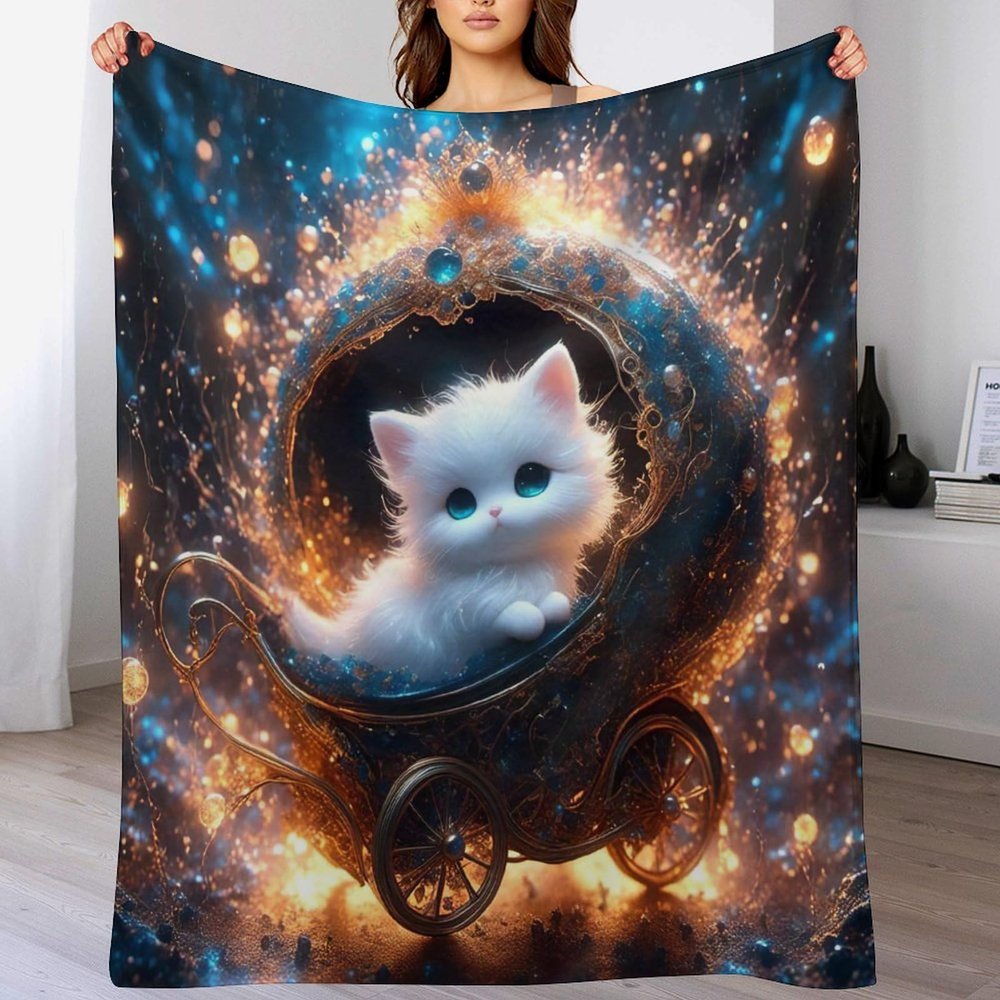 Soft Warm Flannel Sofa Blanket, 180 x 200 cm