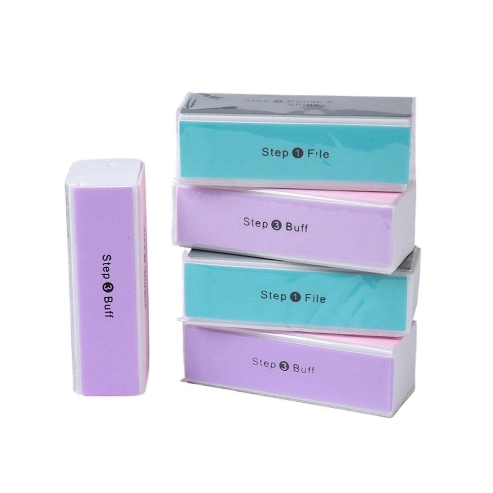 HEXHUASR 5-Piece 4-Way Nail Buffer Block Set