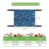 EdWal Soft Cat Hammock with Blue Pineapple Print view 4