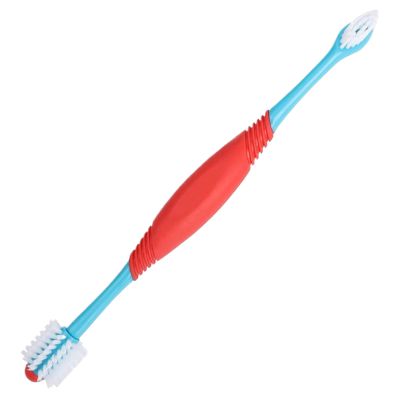 Double-Headed Dog Toothbrush for Effective Dental Care