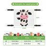 EdWal Soft Hammock with Cartoon Cow Print for Cats and Small Pets view 4