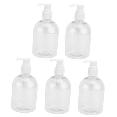 VICASKY Refillable Pump Bottles, 5-Pack, 300 mL, Random Colors