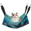 EdWal Soft Dolphin-Print Hammock for Cats and Small Animals view 1