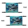 EdWal Soft Dolphin-Print Hammock for Cats and Small Animals view 2
