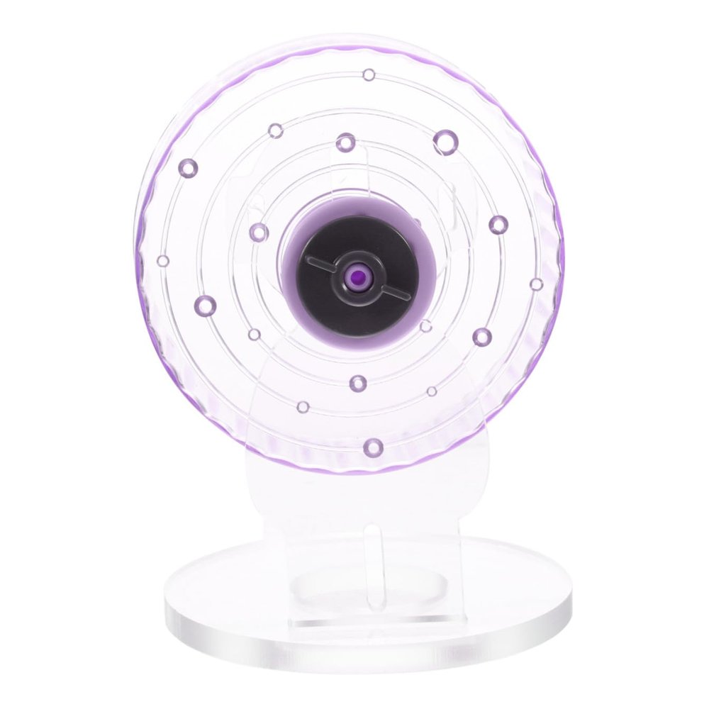 Silent Hamster Wheel for Chinchillas and Mice, PVC, 1 Set