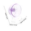 Silent Hamster Wheel for Chinchillas and Mice, PVC, 1 Set view 2