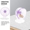 Silent Hamster Wheel for Chinchillas and Mice, PVC, 1 Set view 3