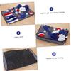 ERINGOGO Blue Felt Snuffle Mat for Dogs, Slow Feeding and Training view 4