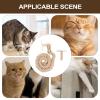 Cat Climbing Rope and Play Tower for Kittens with Rest Area view 4