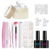 Hard Gel Nail Art Design Set with Manicure Engraving Templates view 1