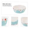 Blue Ceramic Food Bowl for Small Pets, 1 Count view 3