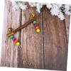 Abaodam Colorful Wooden Bead Swing for Parrots view 2