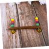 Abaodam Colorful Wooden Bead Swing for Parrots view 4
