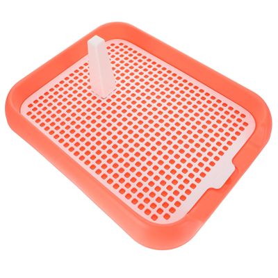 ERINGOGO Pink PP Dog Toilet with Non-Slip Mat and Portable Design