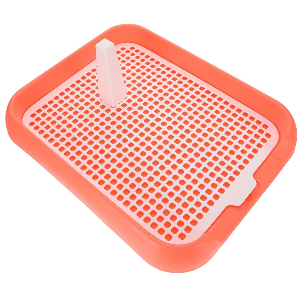 ERINGOGO Pink PP Dog Toilet with Non-Slip Mat and Portable Design