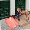 ERINGOGO Pink PP Dog Toilet with Non-Slip Mat and Portable Design view 2