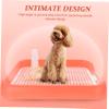 ERINGOGO Pink PP Dog Toilet with Non-Slip Mat and Portable Design view 3