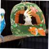 UPKOCH Green Winter Hanging Hammock for Birds, Cotton, Parrot view 3