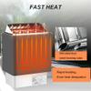 Dry Sauna Heater with External Control, 3–9 kW, for Commercial and Residential Saunas, Requires 16 kg of Stones view 2