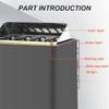 Dry Sauna Heater with External Control, 3–9 kW, for Commercial and Residential Saunas, Requires 16 kg of Stones view 3