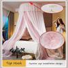 Princess Bed Canopy Net Decor, Elegant Hanging Tent for a Romantic Bedroom, for Floor or Canopy Beds view 3