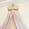 Princess Bed Canopy, Hanging Net Dome with Star Light view 3