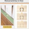 Window Sill Mat, Absorbent Protective Cover with Pattern, Non-Slip and Cuttable, 120 x 35 cm view 3