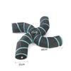 Abaodam Foldable Cat Tunnel, S-Shaped Tunnel with Openings, Space-Saving and Durable view 2