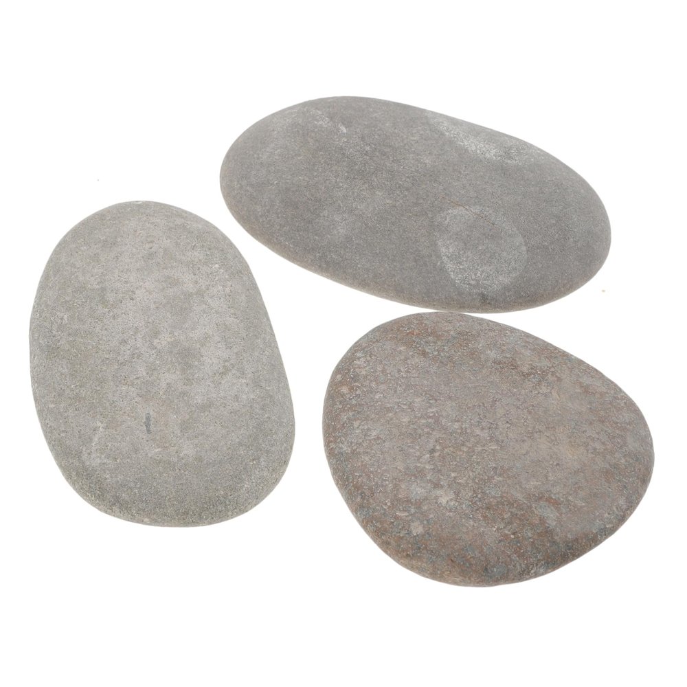 HEMOTON Stone Basking Platforms for Turtle Tanks, 3 Pieces, Flat Surface, Random Color