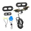 Abaodam Lizard Hat with Bow Tie and Adjustable Fleece Leash for Bearded Dragons and Small Pets, Lightweight for Parties and Holidays view 1