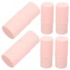SOIMISS 6-Piece Small Refillable Lipstick Tubes, Matte Pink Plastic, Leak-Resistant, with Caps view 1