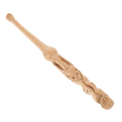 BESTYASH Wooden Earwax Remover with Carved Pattern