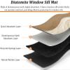 Window Sill Mat, Absorbent Patterned Protector, Decorative Cover, Non-Slip Bay Window Cushion, Easy to Trim (J, 130 cm x 10 cm / 51 1/8 x 4 in) view 2