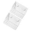 Toddmomy 2-Pack Plastic Hay Feeders for Rabbits and Small Pets view 1