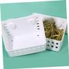 Toddmomy 2-Pack Plastic Hay Feeders for Rabbits and Small Pets view 2