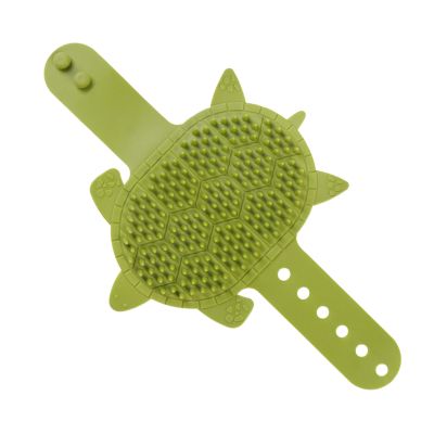 Gnrique Self-Grooming Cat Brush, 203-Tooth Silicone Massage Tool with Adjustable Straps