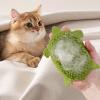 Gnrique Self-Grooming Cat Brush, 203-Tooth Silicone Massage Tool with Adjustable Straps view 3