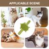 Gnrique Self-Grooming Cat Brush, 203-Tooth Silicone Massage Tool with Adjustable Straps view 4