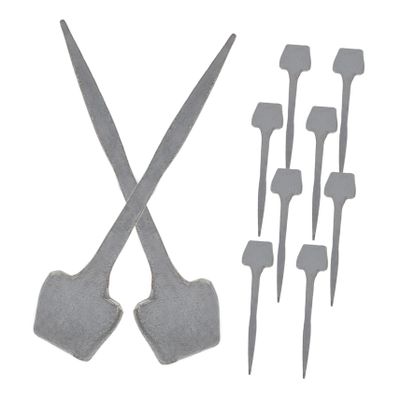 Milisten Horseshoe Nails for Horses, Sturdy and Practical, 10-Piece Iron Set