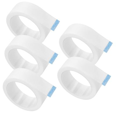 Ipetboom 5-Roll Self-Adhesive Nonwoven Eyelash Extension Tape