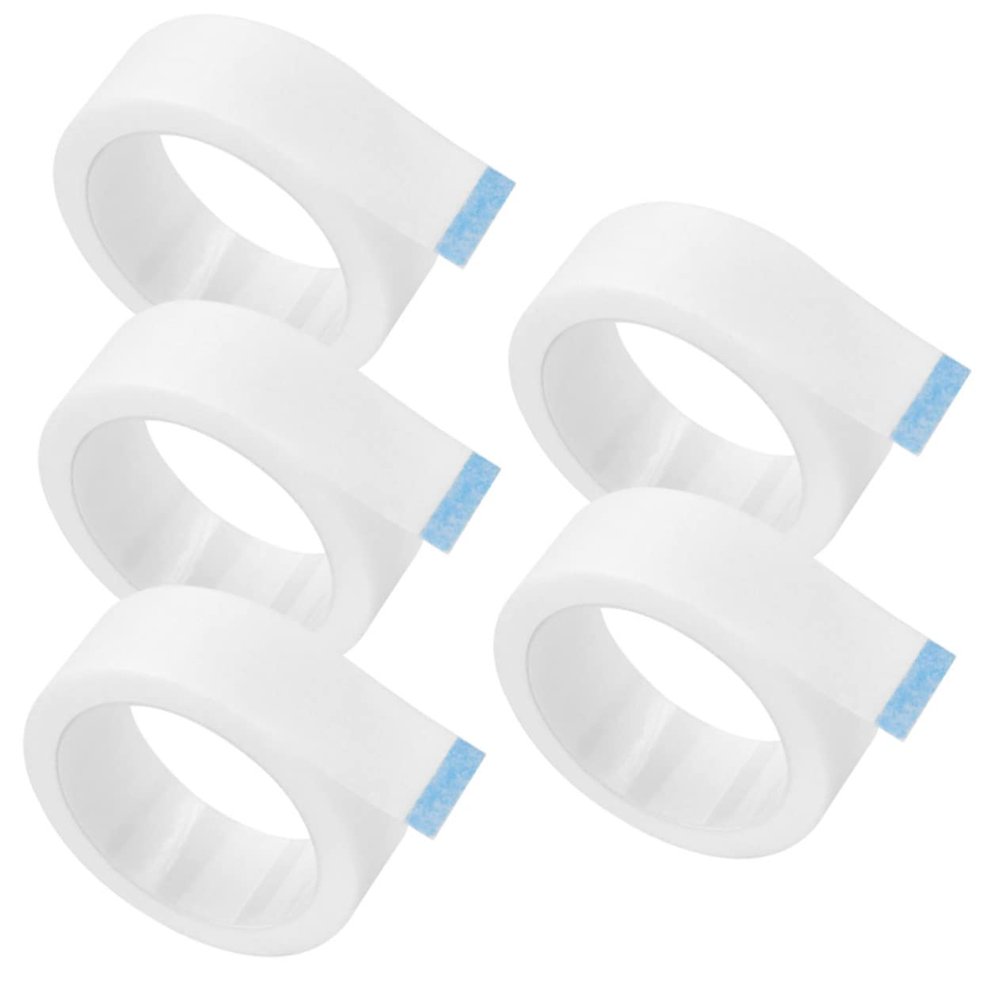 Ipetboom 5-Roll Self-Adhesive Nonwoven Eyelash Extension Tape