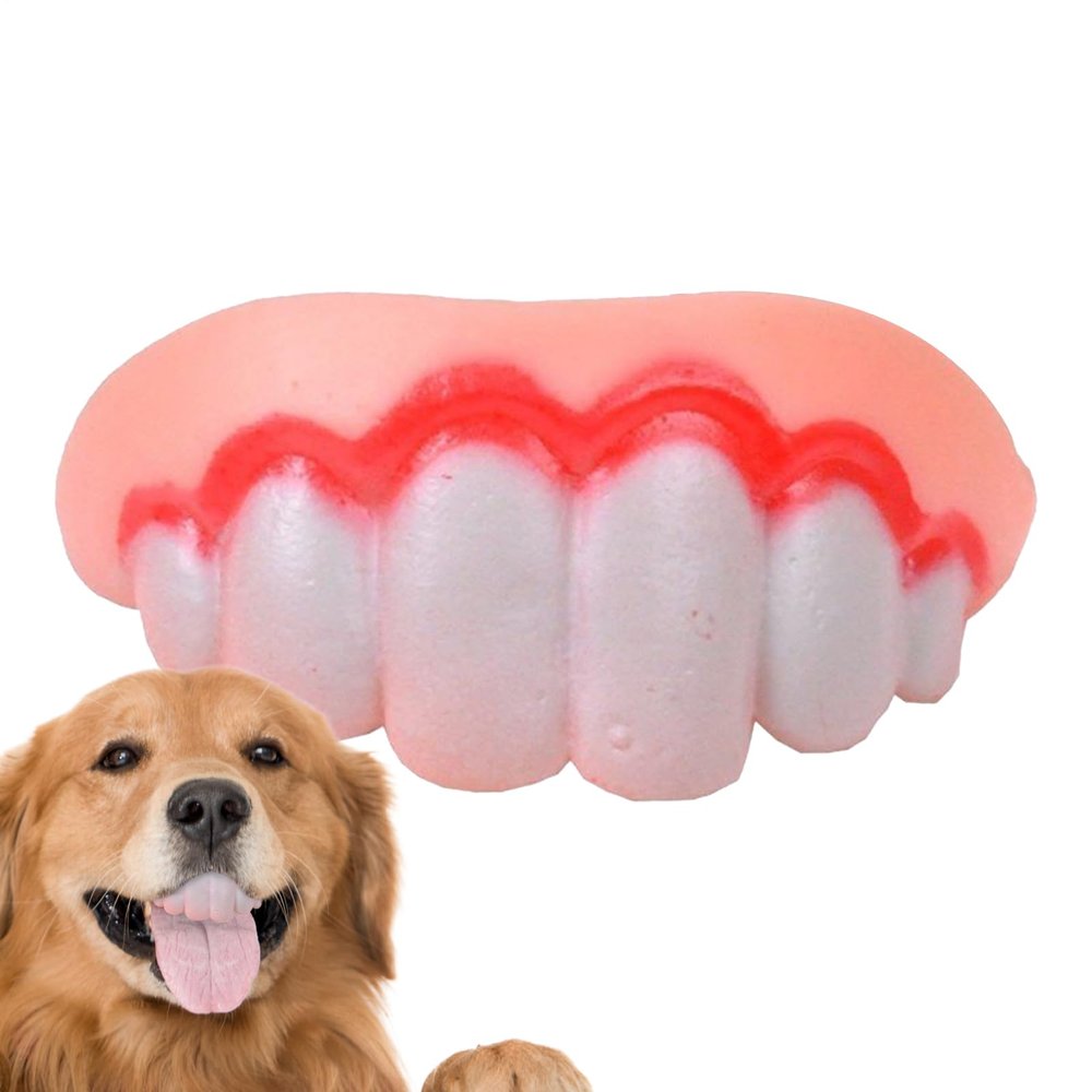 Funny Dog Teeth - Silicone Interactive Dog Toy
