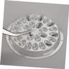 Transparent Eyelash Glue Palette, 10-Piece PP Set for Extensions view 2