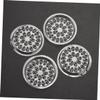 Transparent Eyelash Glue Palette, 10-Piece PP Set for Extensions view 3