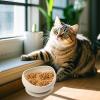 Cat Bowl | Food Dish with Anti-Slip Design view 2