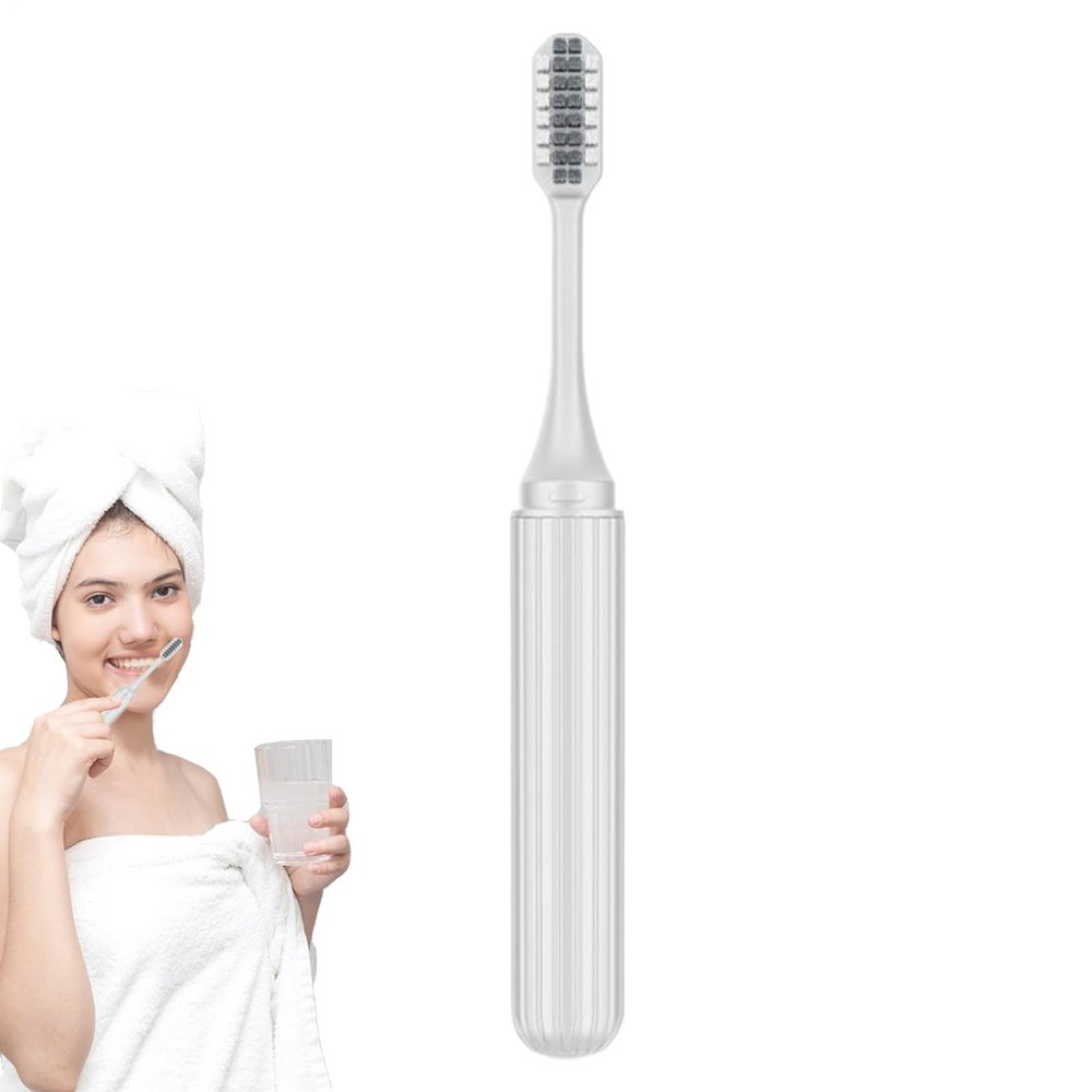 Portable Hygienic Soft-Bristle Toothbrush